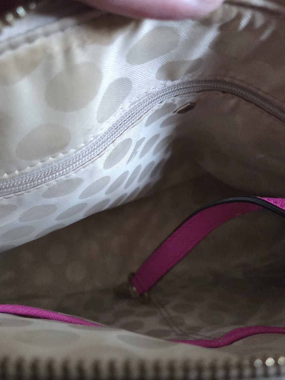 kate spade Colorblock Dome Satchel - Pink, Cream, Black - Picture 13 of 13